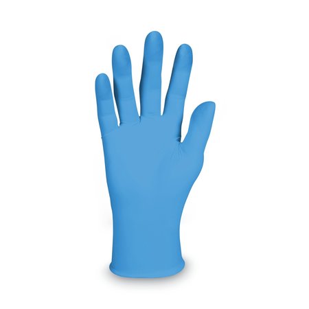 Kleenguard G10, Gloves, 6 mil Palm, Nitrile, Powder-Free, L, 100 PK, Blue 54423